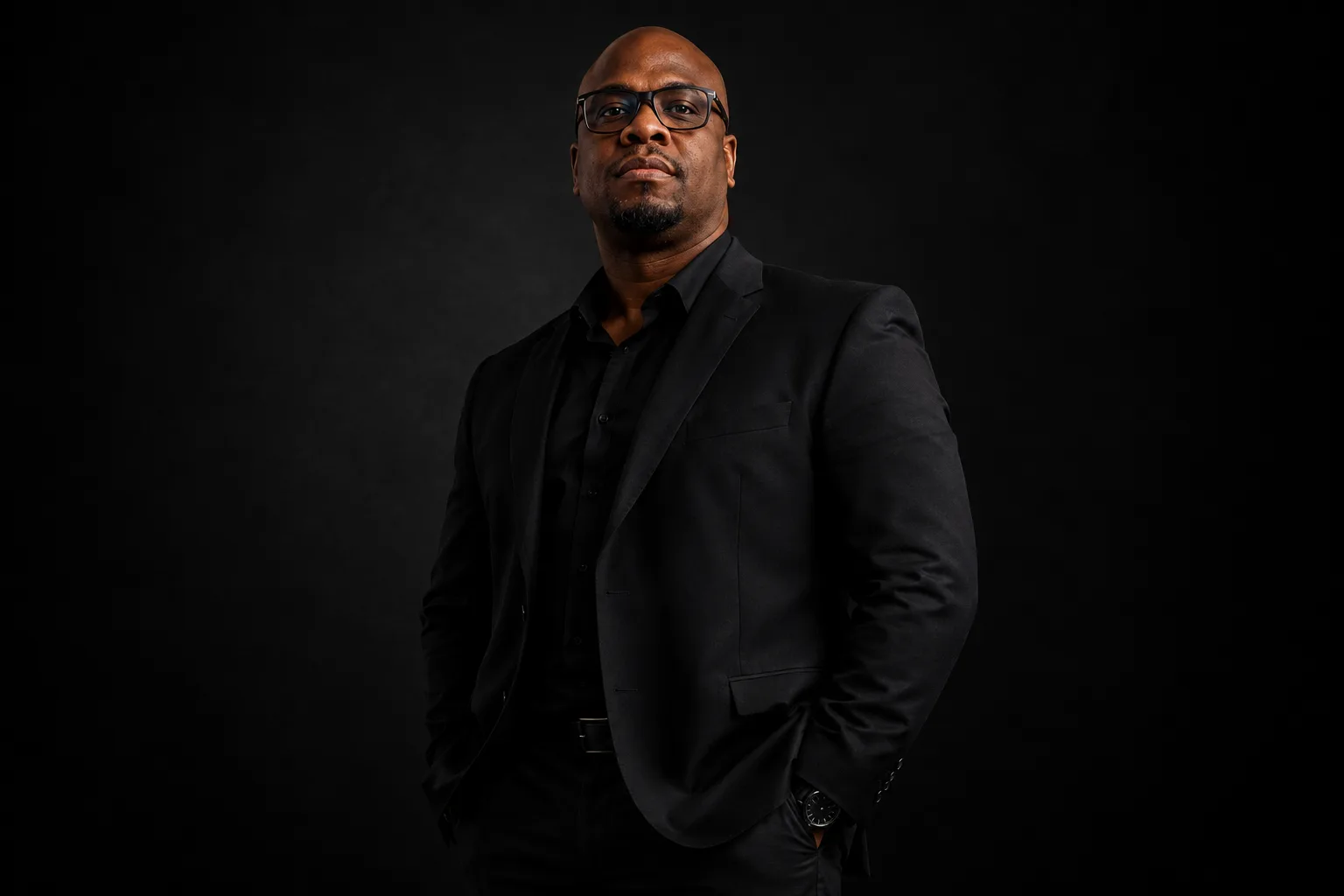 Stephan Tiller standing three quarter length with hands in pockets